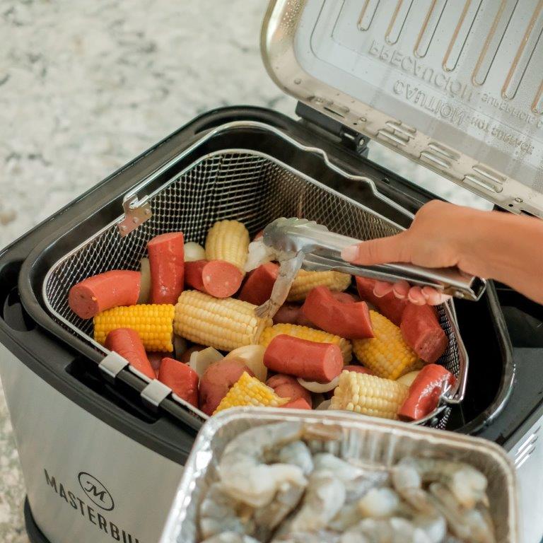 2024 Masterbuilt 10 Liter XL Electric Fryer, Boiler, Steamer in Silver