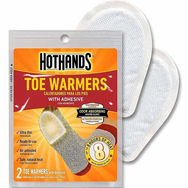Hothands Toe Warmers, with Adhesive