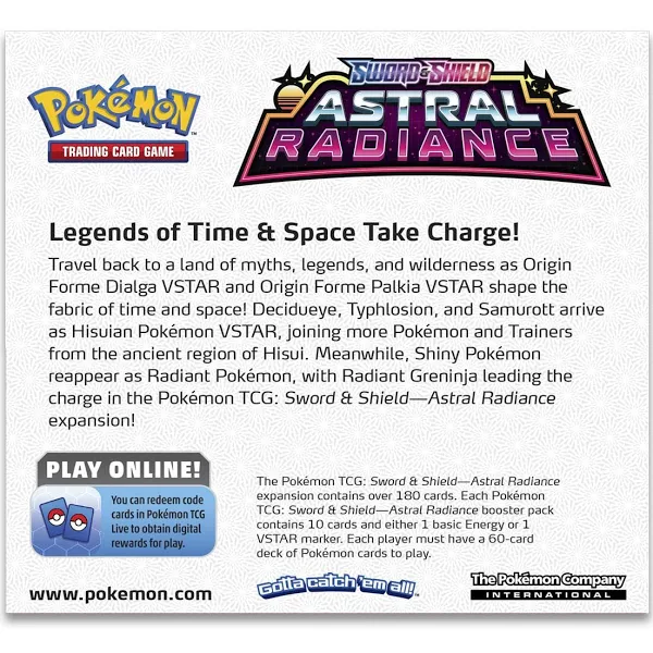 Pokemon Sword & Shield Astral Radiance Elite Trainer Box