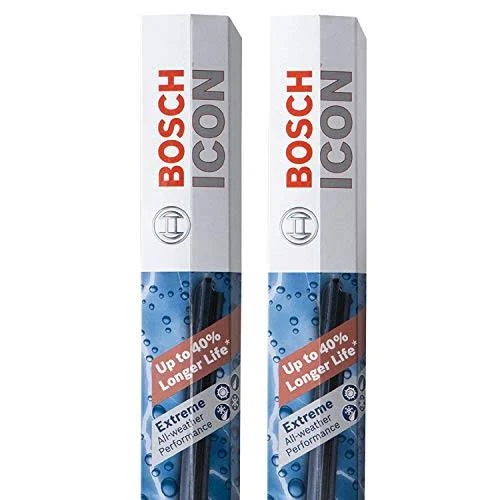 Bosch Icon Wiper Blades 22A20A (Set of 2) Fits BMW:10-04 X3, Chevrolet: 19-16 Camaro, Ford: 09-05 Mustang, Jeep:17-07 Compass +More, Up to 40%