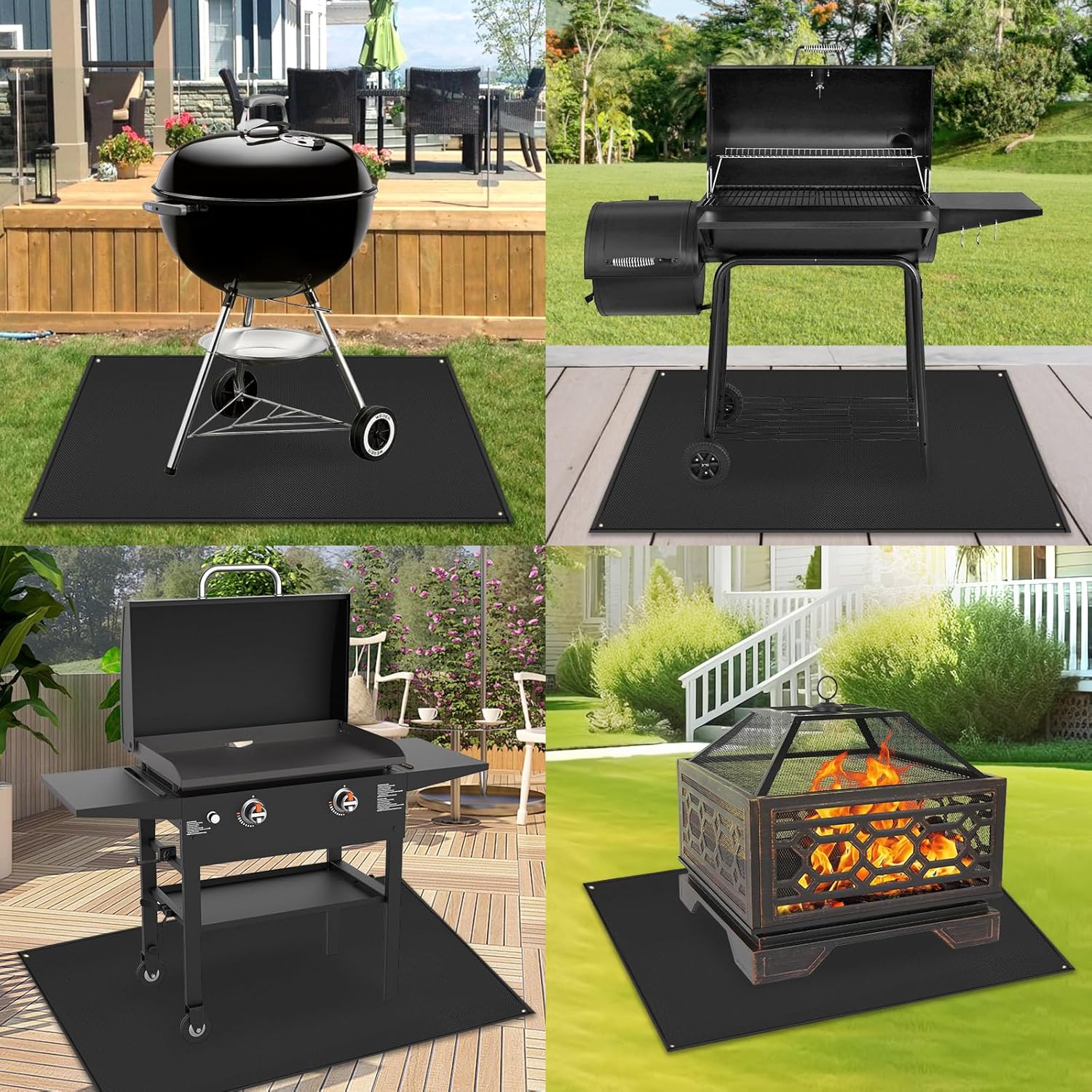 70x48 Inch Under Grill Mat for Blackstone 28