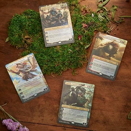 2024 Magic: The Gathering Bloomburrow Commander Deck Bundle – Includes All 4 Decks (Animated Army  Family Matters  Peace Offering  and Squirreled Away)