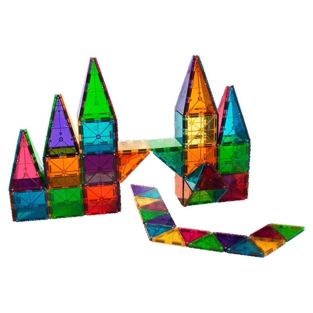 MAGNA-TILES Classic 100-Piece Magnetic Construction Set, The ORIGINAL Magnetic Building Brand