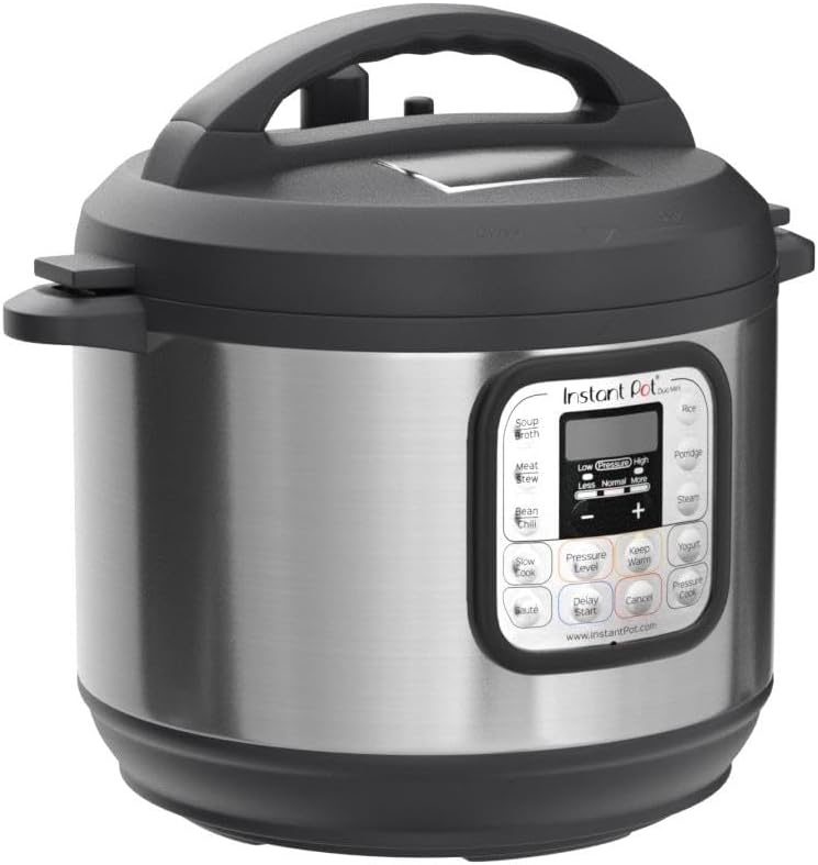 2024 Instant Pot Duo 7-in-1 Mini Electric Pressure Cooker  Slow Rice Cooker  Steamer  Sauté  Yogurt Maker  Warmer & Sterilizer  Includes Free App with over 1900 Recipes  Stainless Steel  3 Quart
