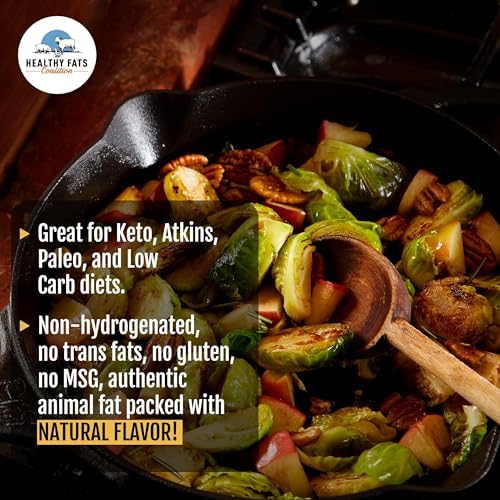 2024 Bacon Up Bacon Grease Rendered Bacon Fat for Frying  Cooking  Baking  14 ounces