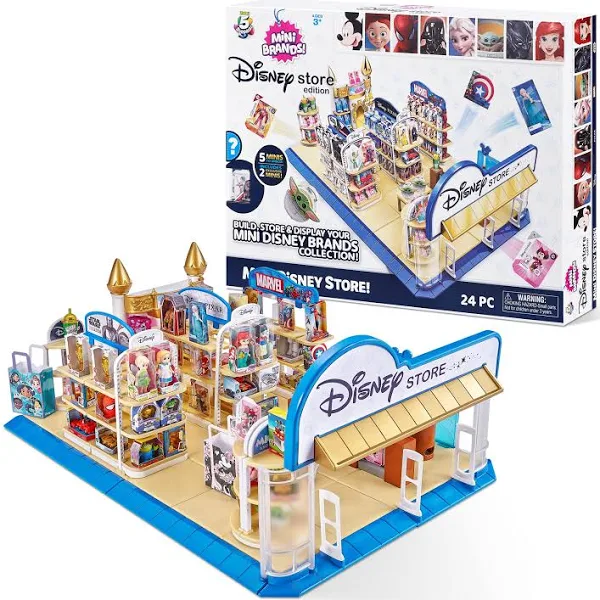 5 Surprise Mini Brands Disney Toy Store Playset by Zuru - Disney Toy S