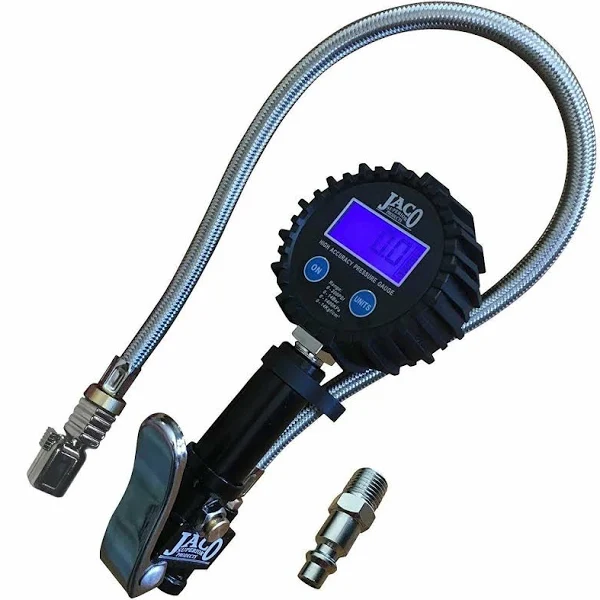 Jaco FlowPro Digital Tire Inflator Gauge - 200 PSI