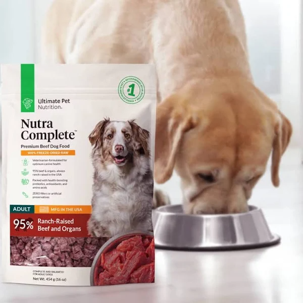 Ultimate Pet Nutrition Nutra Complete Beef Dog Food, 16-oz