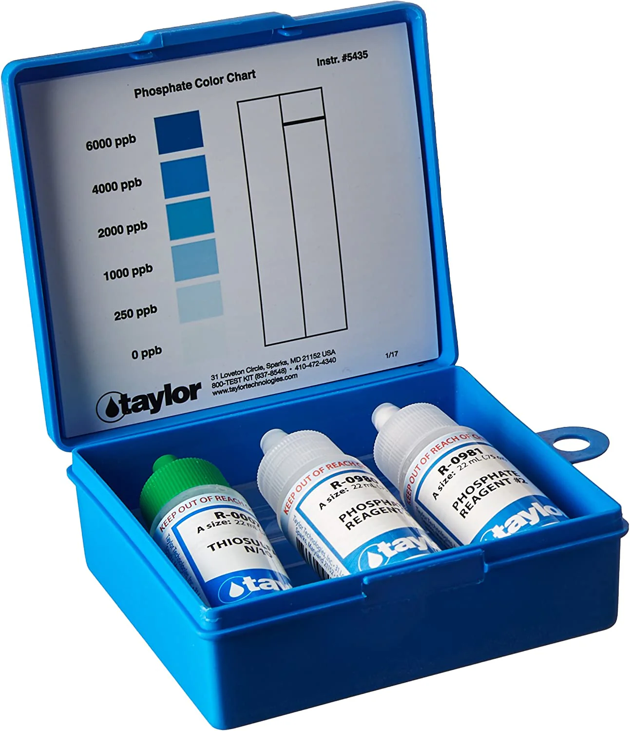 TAYLOR TECHNOLOGIES INC K-1106 TEST KIT PHOSPHATE