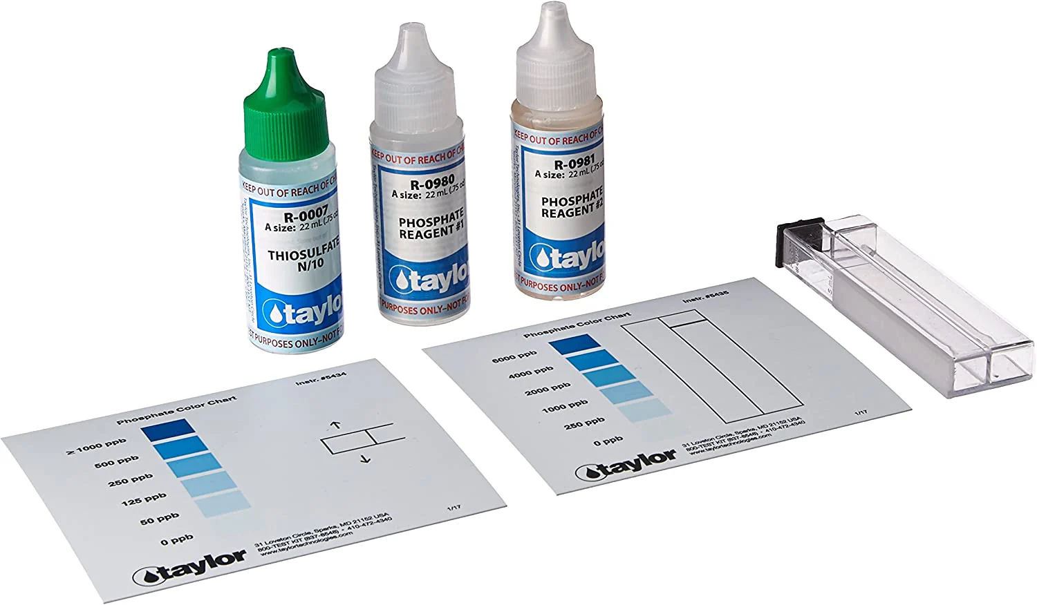 TAYLOR TECHNOLOGIES INC K-1106 TEST KIT PHOSPHATE