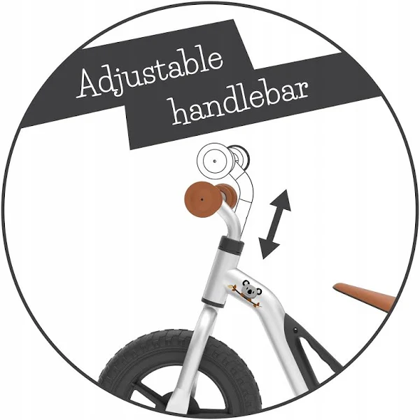 Chillafish Charlie Balance Bike, Silver