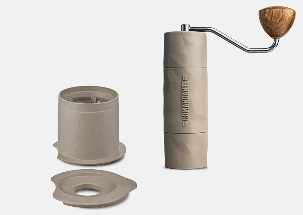 Comandante X25 Trailmaster Dune and Hario Cafe All Dripper