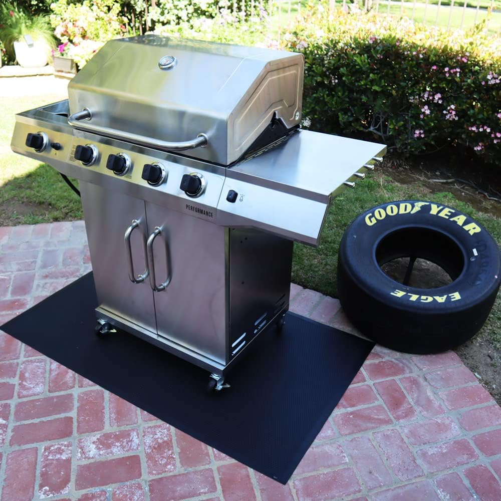 Goodyear Rubber BBQ Grill Mat, 5mm x 56