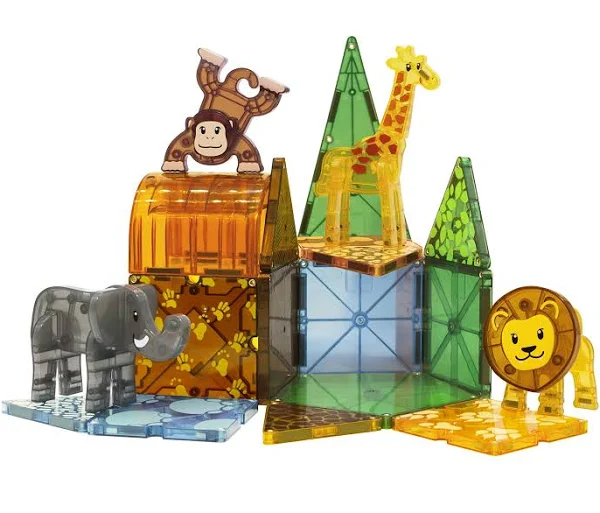 Magna Tiles Safari Animals - 25 Piece Set