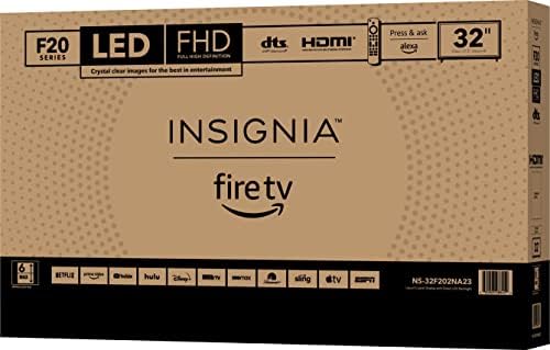 2024 INSIGNIA 32-inch Class F20 Series Smart Full HD 1080p Fire TV with Alexa Voice Remote (NS-32F202NA23)