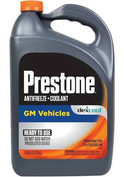 Prestone DEX-cool 50/50 Antifreeze & Coolant 1 gal.