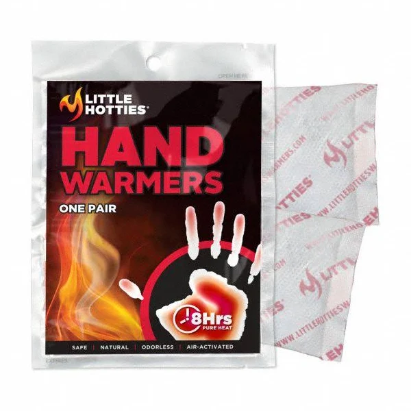 Little Hotties Hand Warmer: Hand Warmer, Air-Activated, Up to 8 HR, 135��F Avg Temp, 2 in Wd, 40 Pk 07221