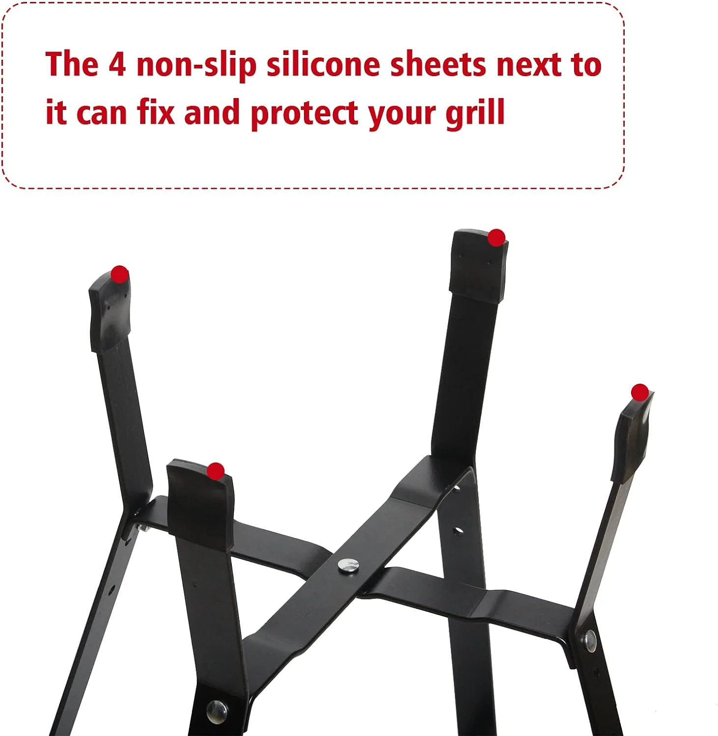 Rolling Cart for Kamado Joe Junior | Heavy Duty Outdoor Grill Stand with Locking Wheels