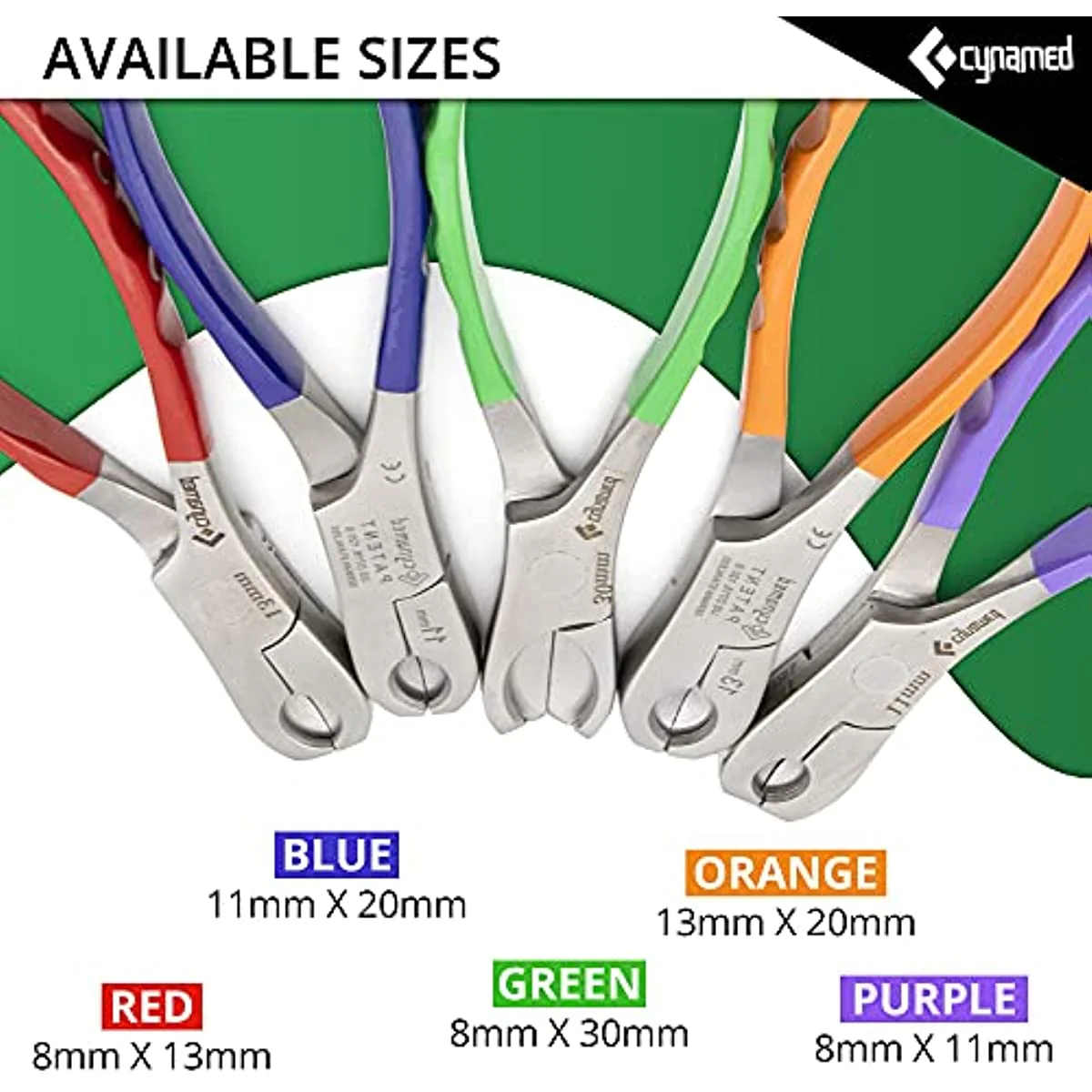 Cynamed Twin Action Decapper Pliers - Perfect for Decapping 13mm and 20mm Crimped Vials and Bottles