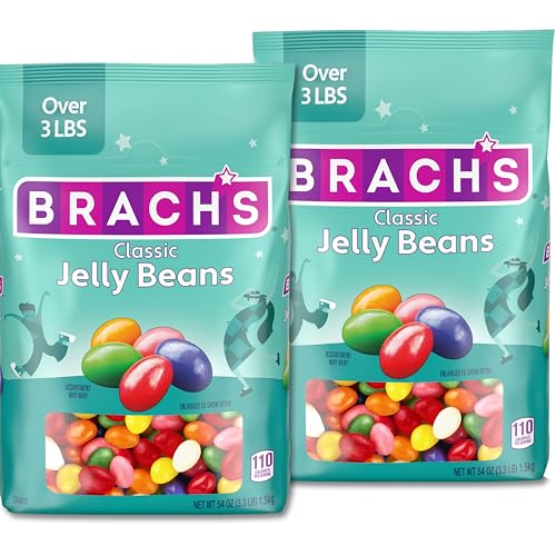 2024 Brach’s Classic Jelly Beans  Assorted Flavors  54 Ounce Bag (Pack of 2)