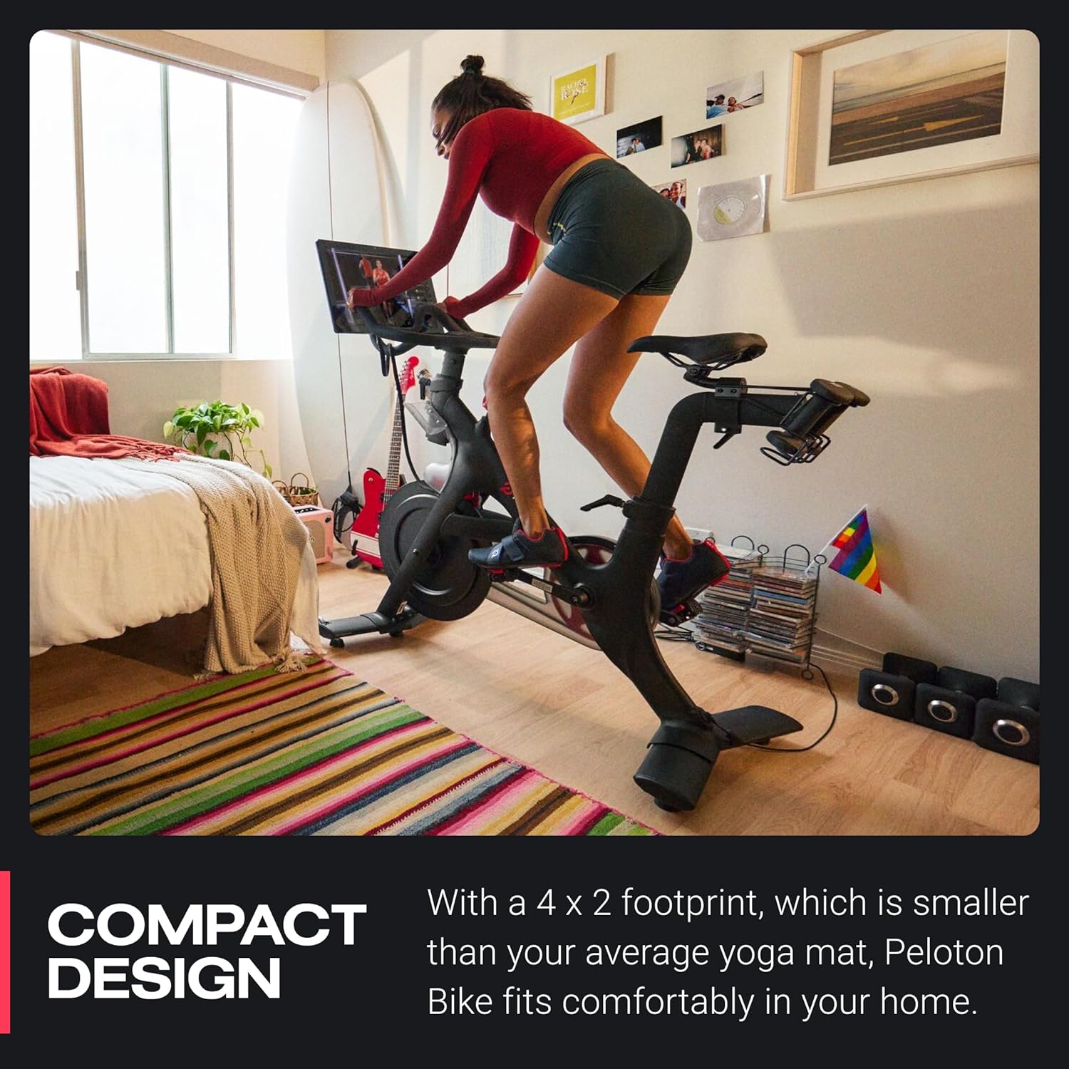 Original Peloton Bike | Indoor Stationary Exercise Bike with Immersive 22
