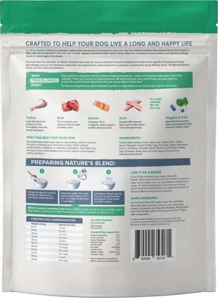 Dr. Marty Nature's Blend Essential Wellness Freeze-Dried Dog Food 48oz