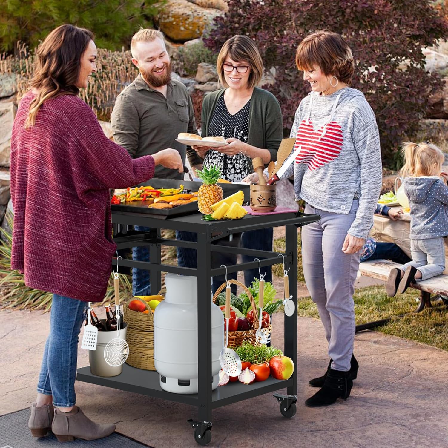 Outdoor Grill Table 32