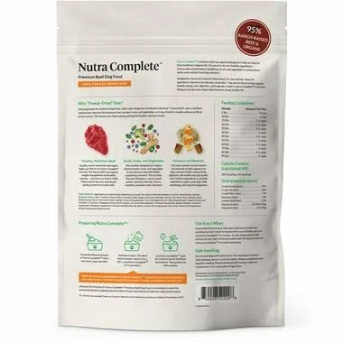 Ultimate Pet Nutrition Nutra Complete Beef Dog Food, 16-oz