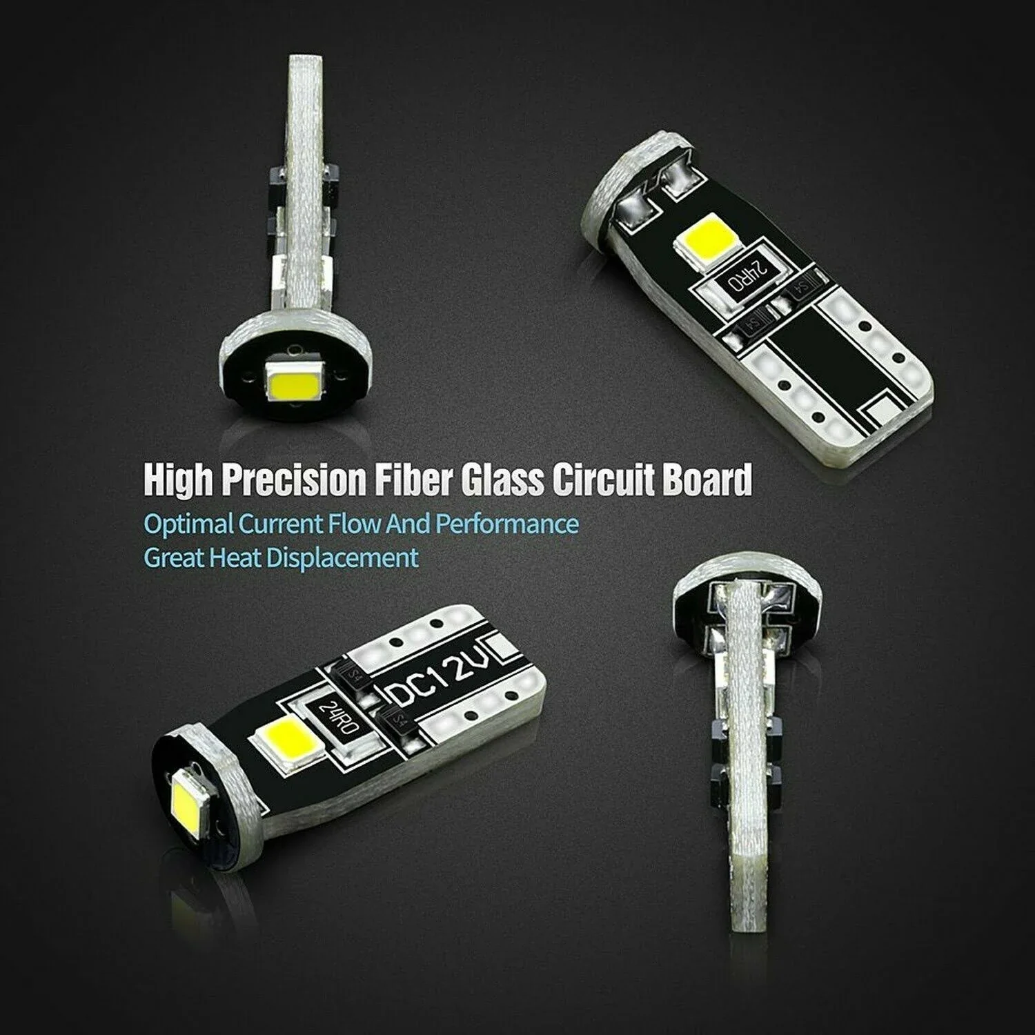 Siriusled Extremely Bright 3030 Chipset LED Bulbs for Car Interior Dome Map Door