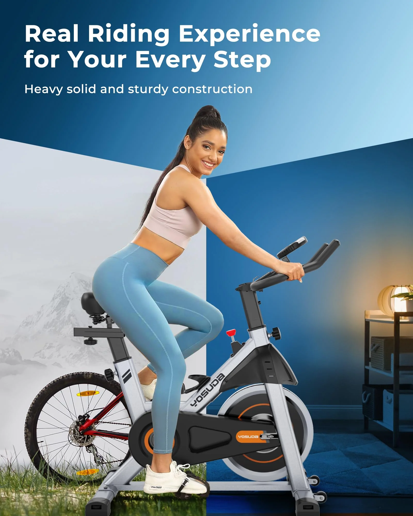 YOSUDA Indoor Cycling Bike Stationary Bike
