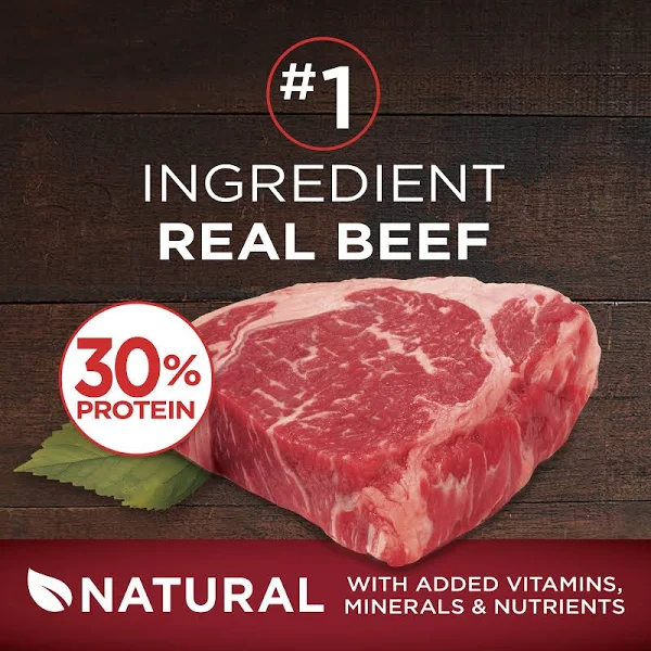 Purina One True Instinct Dog Food, Grain Free, with Real Beef, Adult - 12.5 lb