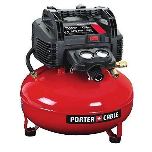 2024 PORTER-CABLE Air Compressor, 6-Gallon, Pancake, Oil-Free (C2002)