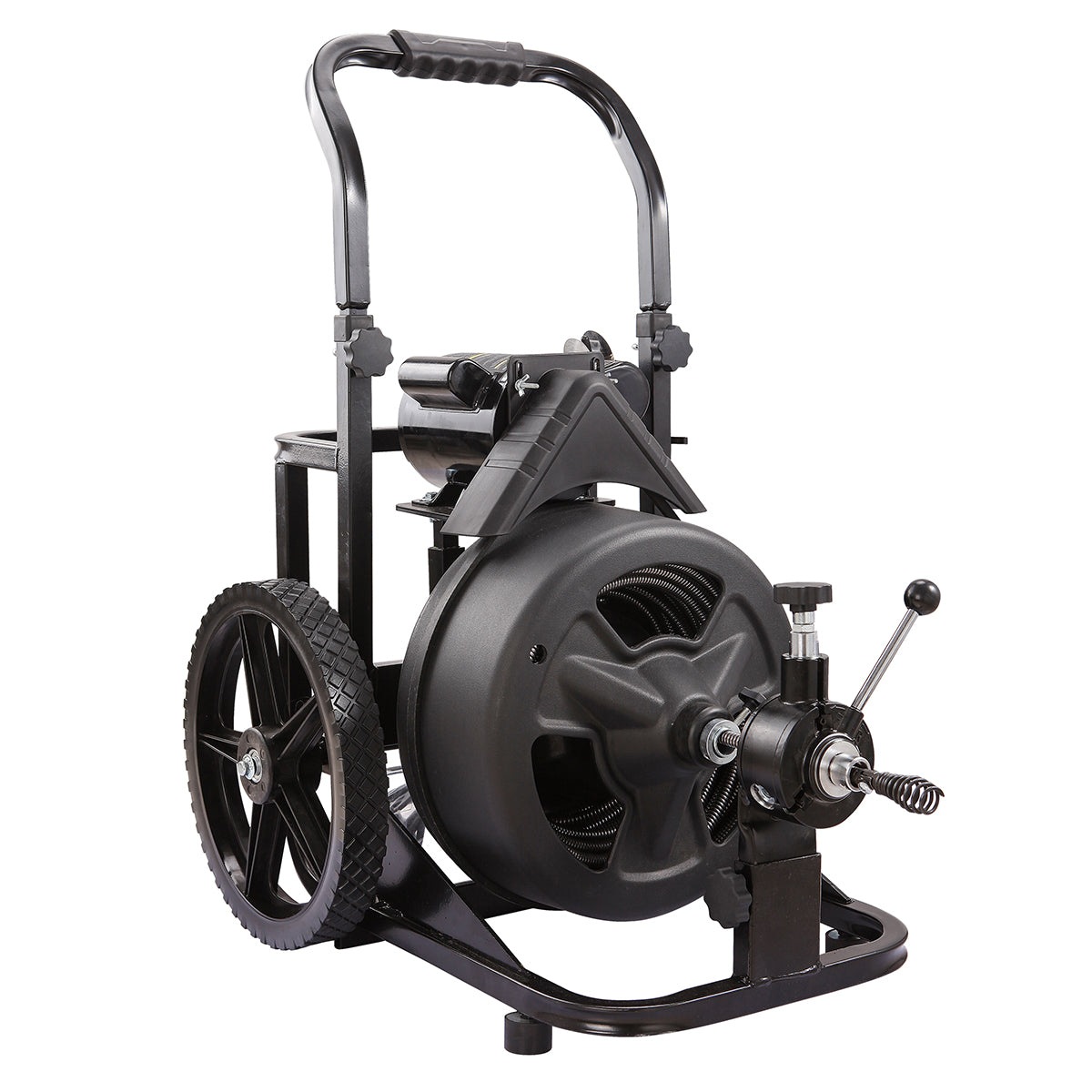 XtremepowerUS 45078 45078 Drain Snake Commercial w/Attachments 100' Electric Sewer