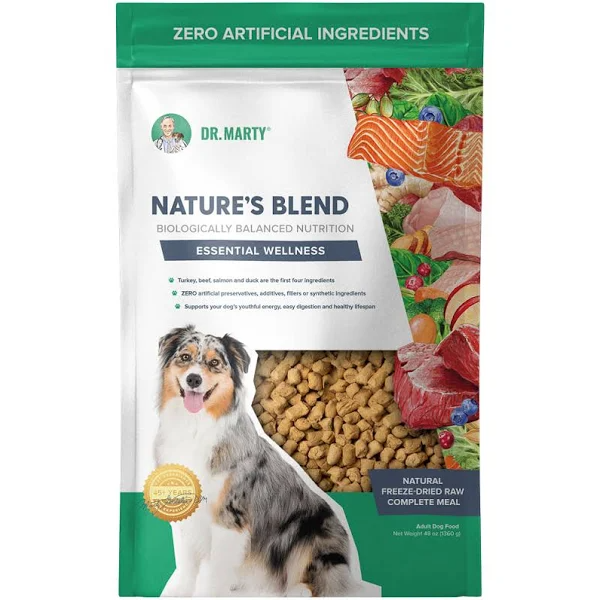 Dr. Marty Nature's Blend Essential Wellness Freeze-Dried Dog Food 48oz