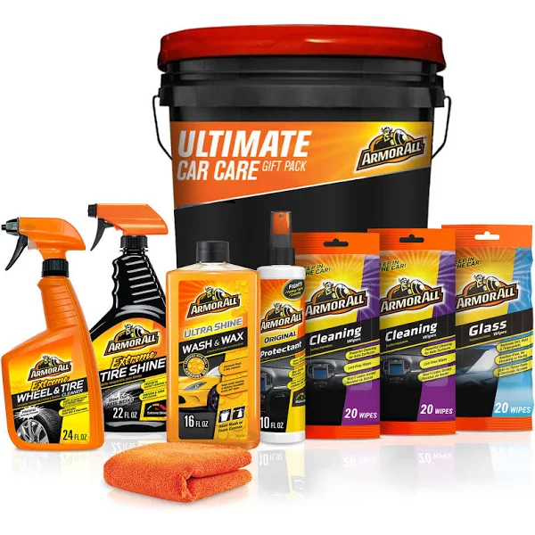 Armor All Ultimate Car Care Gift Set, Auto Cleaners, 10-Pieces