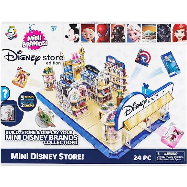 5 Surprise Mini Brands Disney Toy Store Playset by Zuru - Disney Toy S