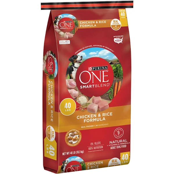One Smartblend Dog Food, Chicken & Rice Formula, Adult, 40 Pounds - 40 lb