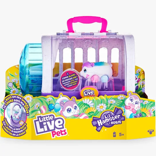 Little Live Pets Lil Hamster & House Playset