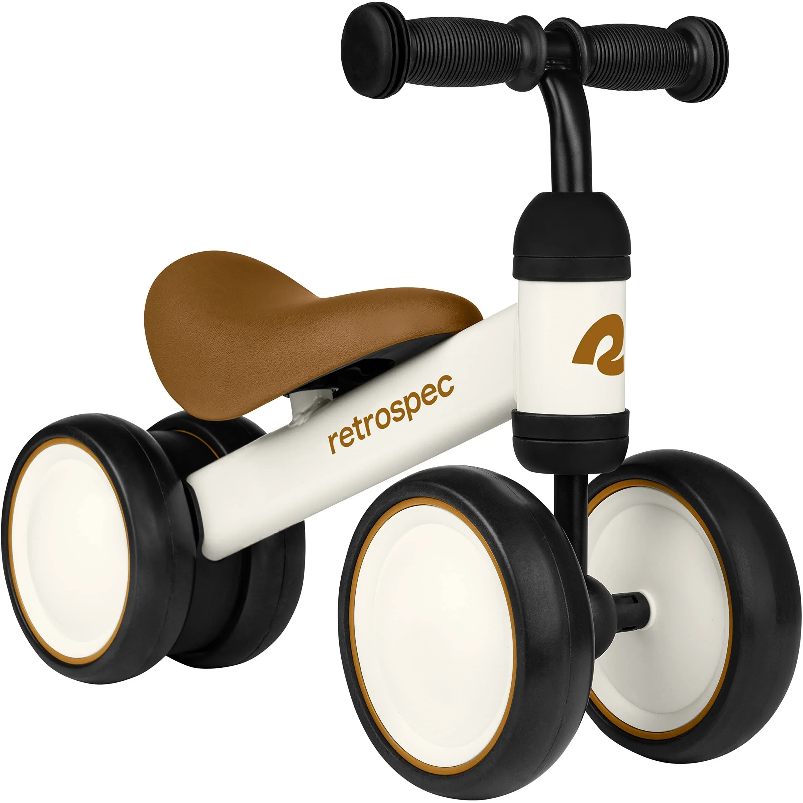 Retrospec Cricket Baby Walker Balance Bike with 4 Wheels for Ages 12-24 Months - Toddler Bicycle Toy for 1 Year OldAs - Ride on