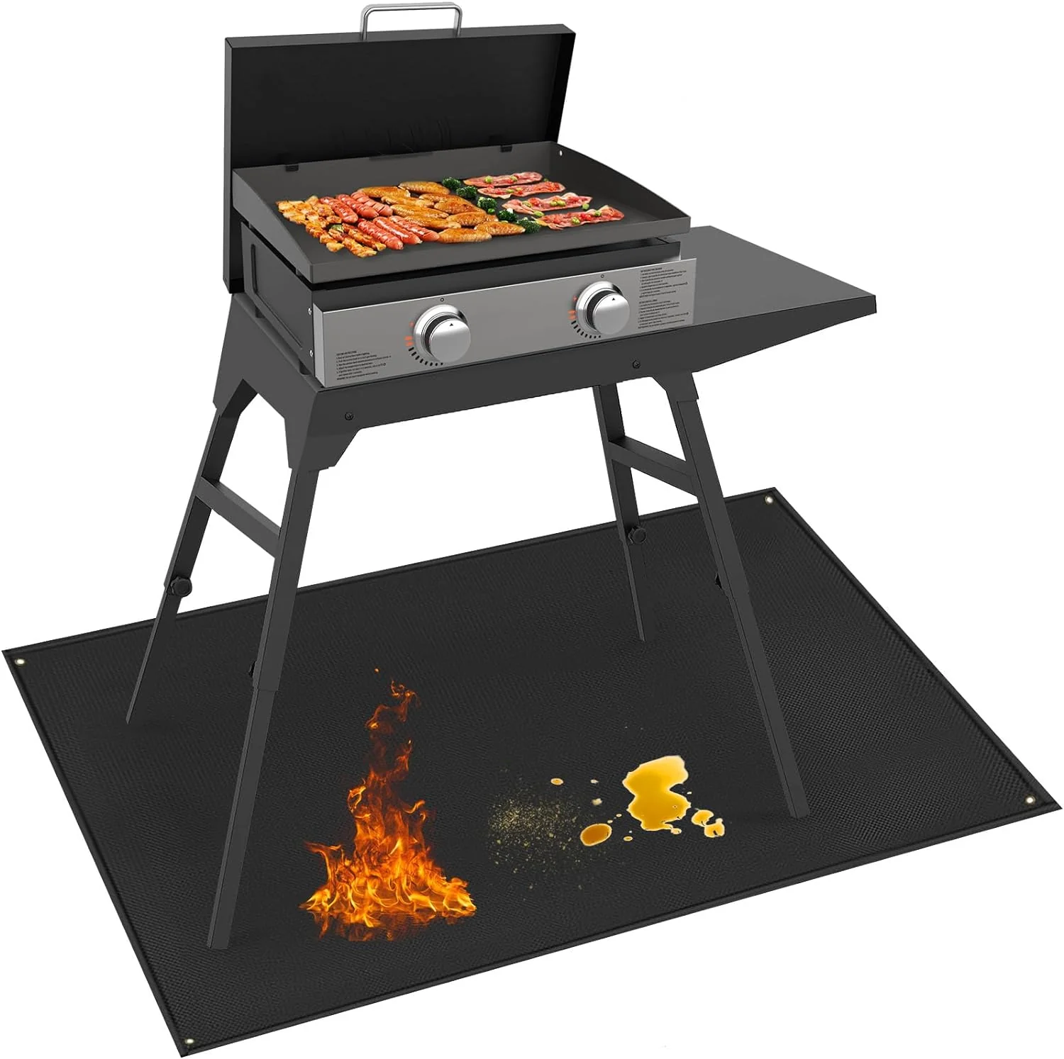 70x48 Inch Under Grill Mat for Blackstone 28