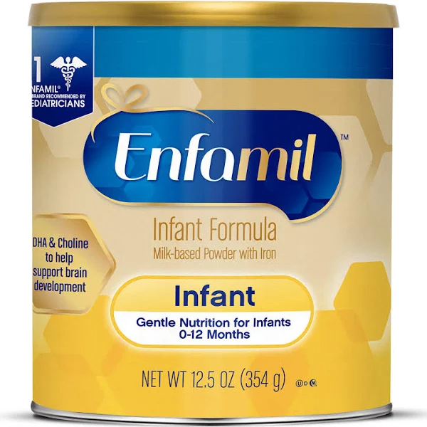 Enfamil Infant Formula, Milk-Based Powder with Iron, 0-12 Months - 12.5 oz