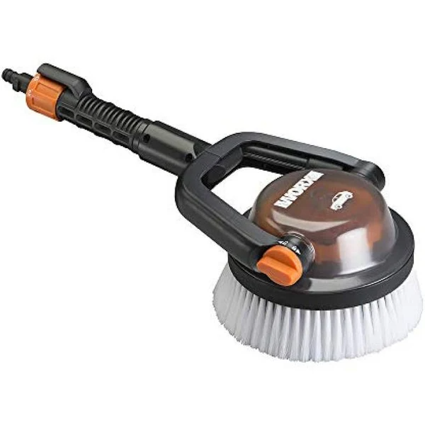 Worx Hydroshot Adjustable Automotive Power Scrubber, Quick Snap Connection - WA1820 (Soft Bristles)
