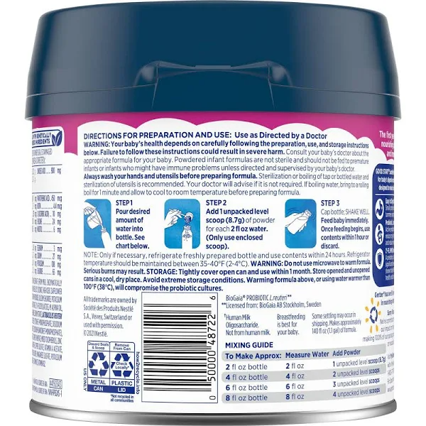 Gerber Good Start Infant Formula with Iron, SoothePro, Milk Based Powder, Stage 1 (0 to 12 Months) - 19.4 oz