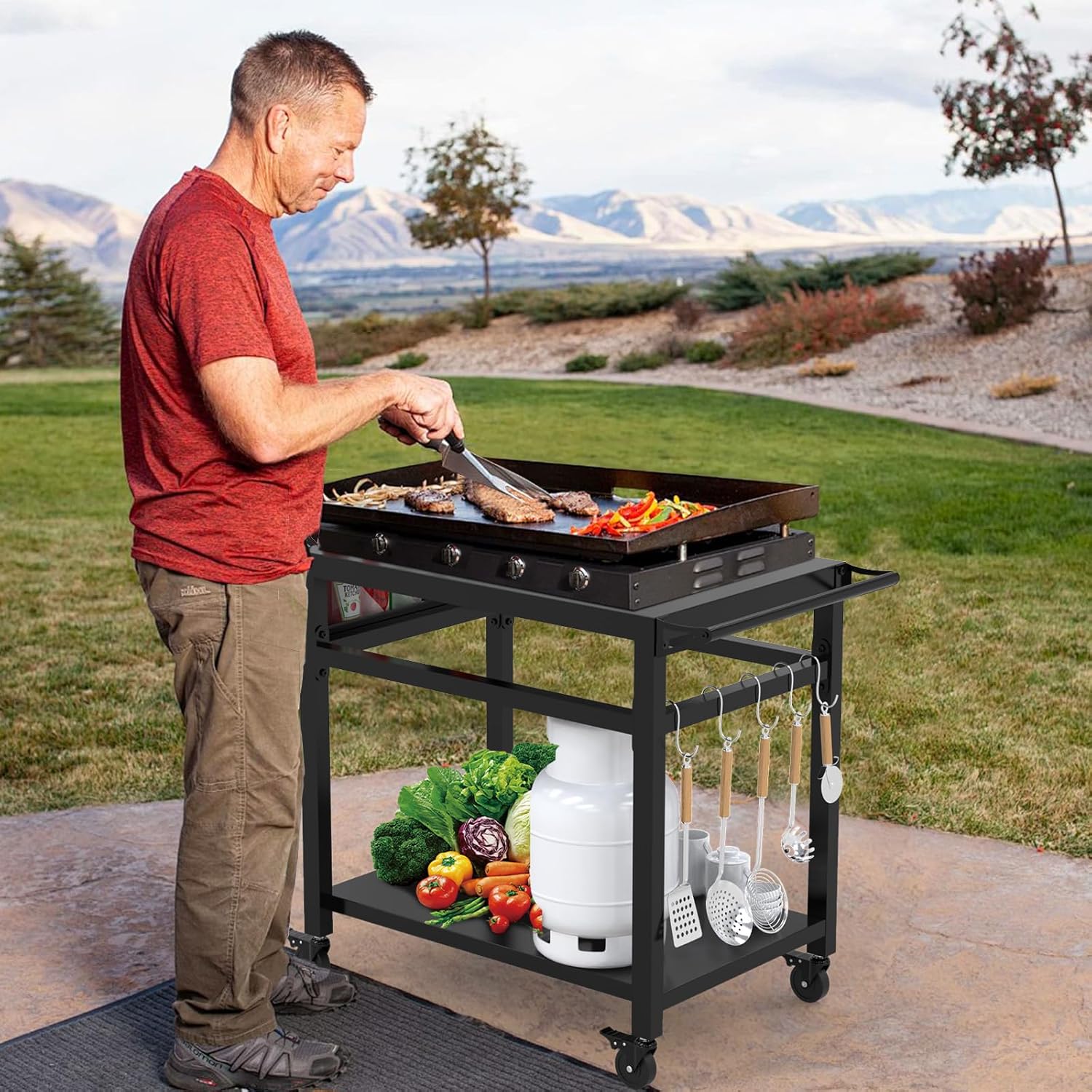 Outdoor Grill Table 32