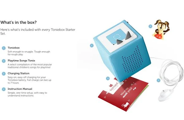 Toniebox Starter Set Light Blue - Playtime Puppy