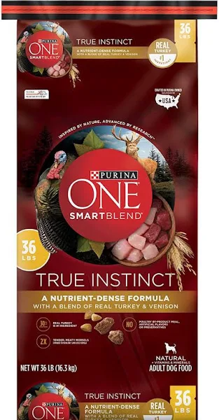Purina One Smartblend Dog Food, Adult - 36 lb