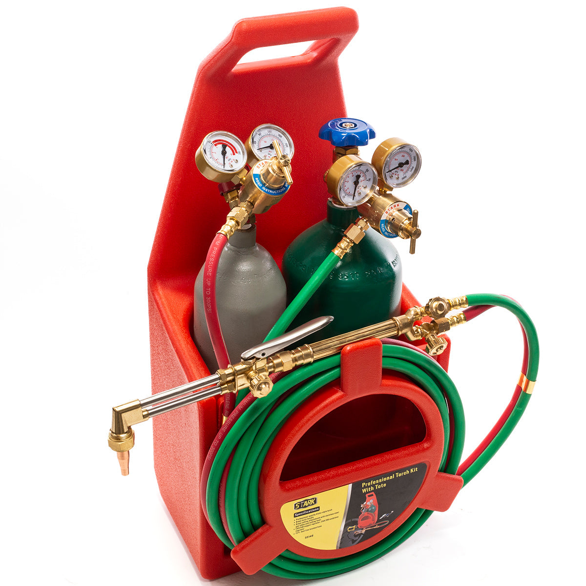 XtremepowerUS 55146 Victor Type Welding & Cutting Torch Oxygen Acetylene Regulator Set