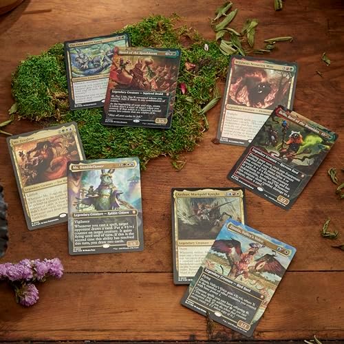 2024 Magic: The Gathering Bloomburrow Commander Deck Bundle – Includes All 4 Decks (Animated Army  Family Matters  Peace Offering  and Squirreled Away)
