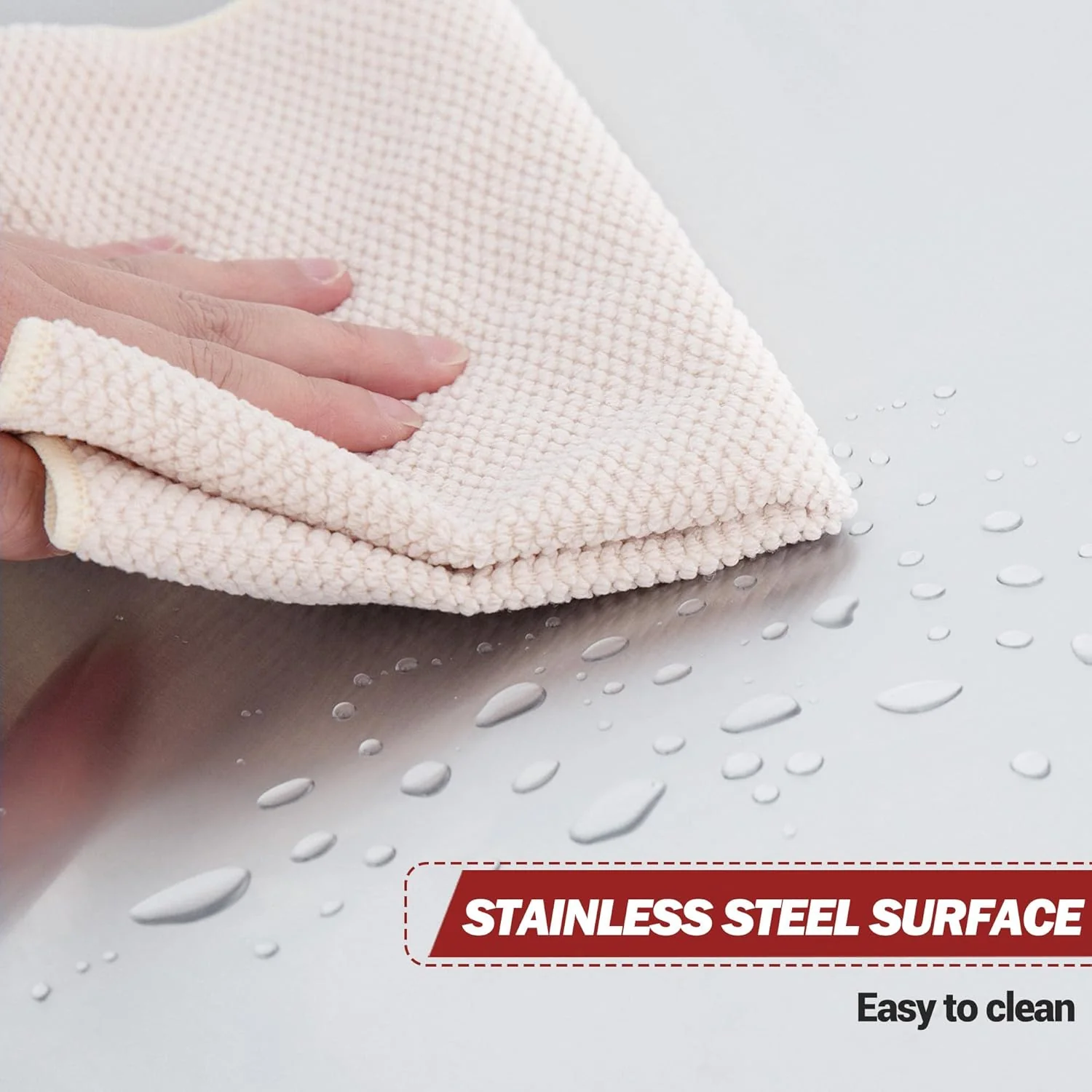 Outdoor Grill Cart with Wheels - Stainless Steel Kitchen Island