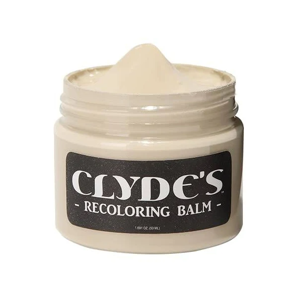 Clyde's Leather Recoloring Balm | Non Toxic Leather Color Restorer for Furniture, Car Seat, Tack | 19 Colors of Restoration Leather Dye | Repair,